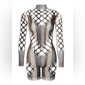 Poster Girl Bounty Playsuit Oyster Stripe